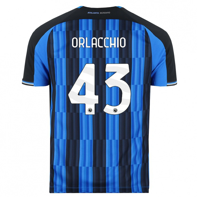 Danxen Niño Camiseta Angelo Orlacchio #43 Azul Negro Rojo 1ª Equipación 2026/27 La Camisa México
