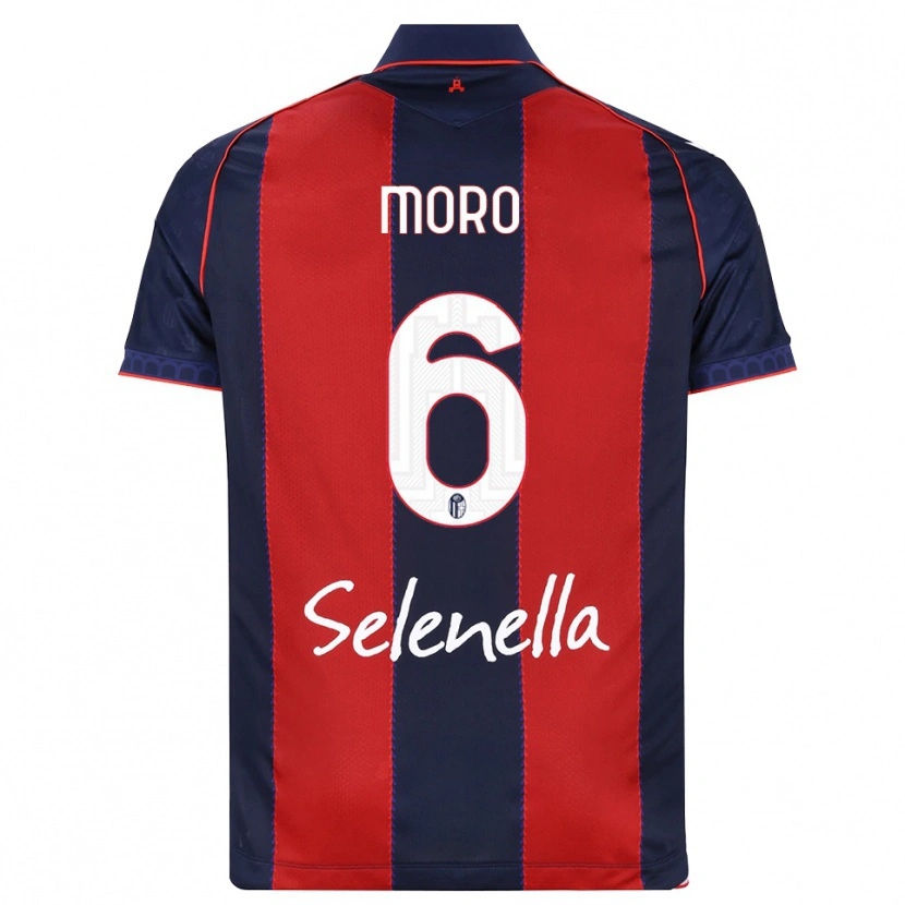 Danxen Niño Camiseta Nikola Moro #6 Azul Real Rojo Blanco 1ª Equipación 2026/27 La Camisa México