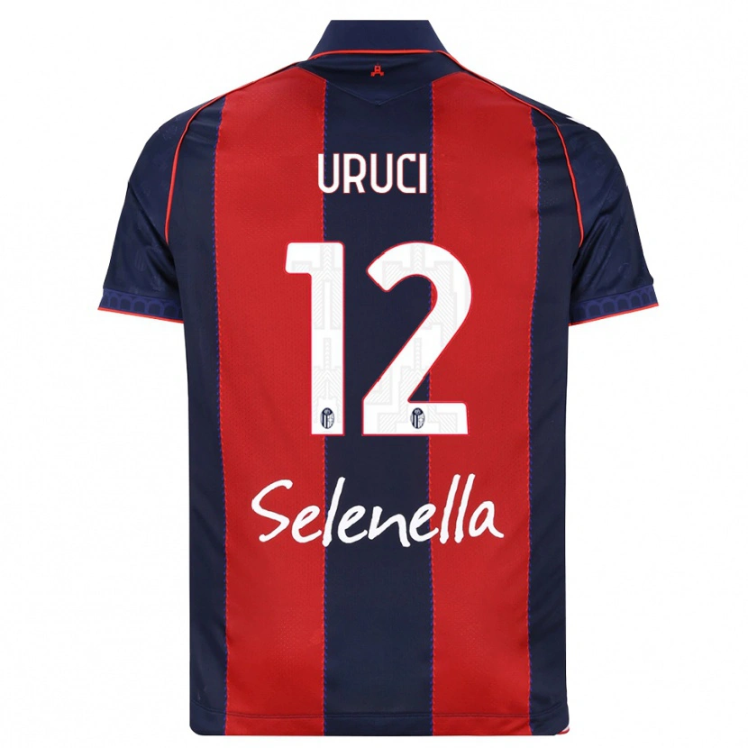 Danxen Niño Camiseta Klejton Uruci #12 Azul Real Rojo Blanco 1ª Equipación 2026/27 La Camisa México