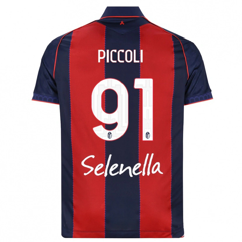 Danxen Niño Camiseta Roberto Piccoli #91 Azul Real Rojo Blanco 1ª Equipación 2026/27 La Camisa México