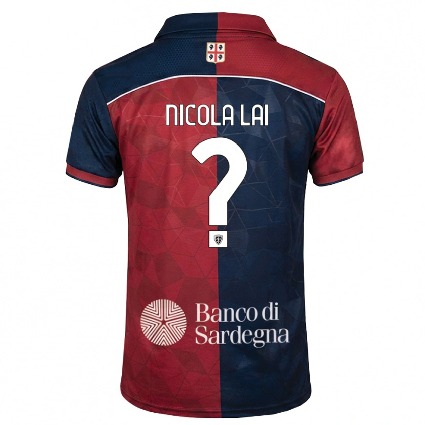 Danxen Niño Camiseta Nicola Lai #0 Burdeos Azul Real 1ª Equipación 2026/27 La Camisa México