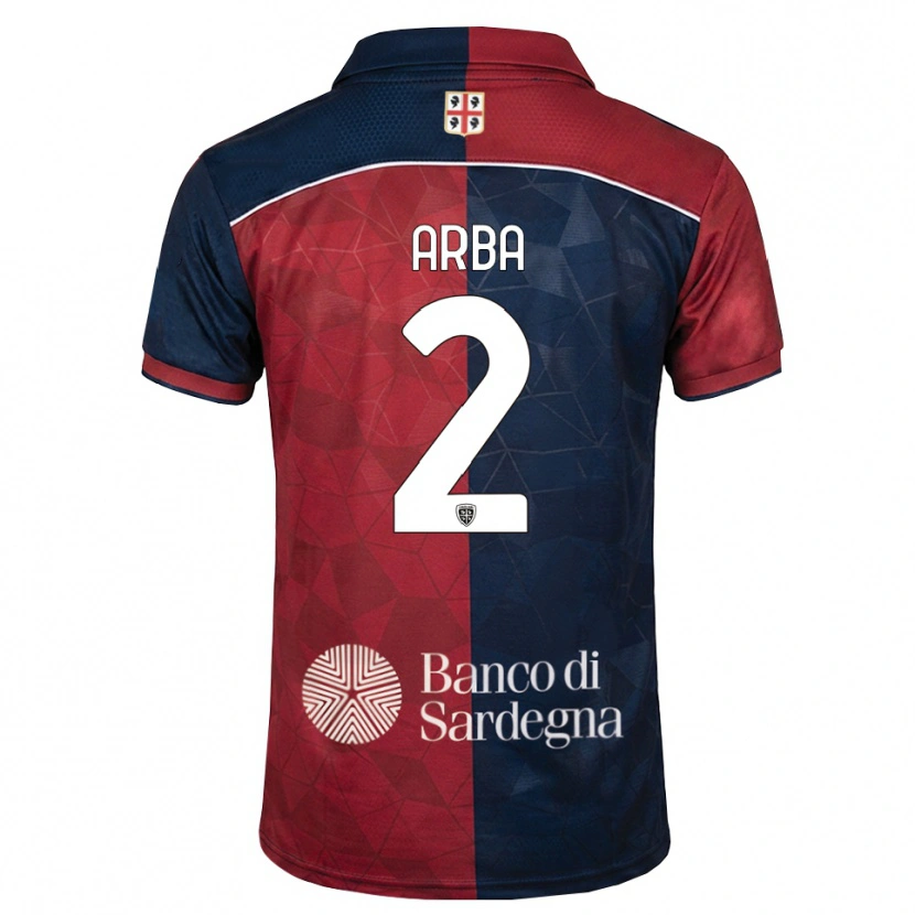 Danxen Niño Camiseta Federico Arba #2 Burdeos Azul Real 1ª Equipación 2026/27 La Camisa México