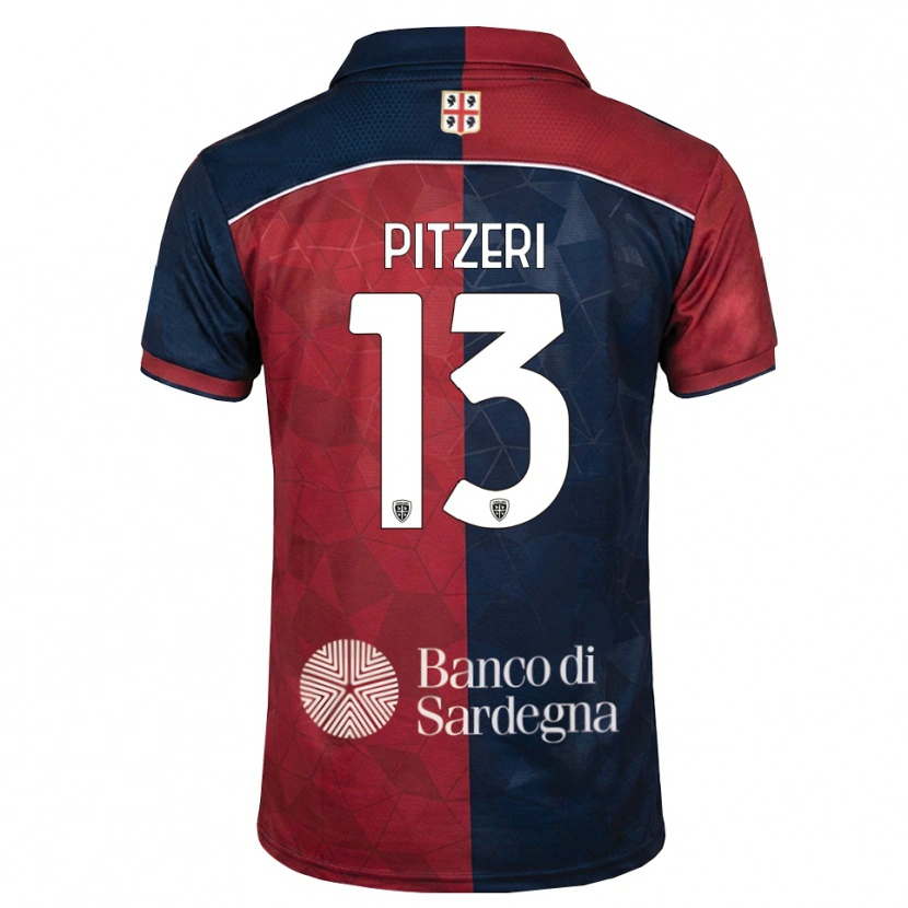 Danxen Niño Camiseta Yari Pitzeri #13 Burdeos Azul Real 1ª Equipación 2026/27 La Camisa México