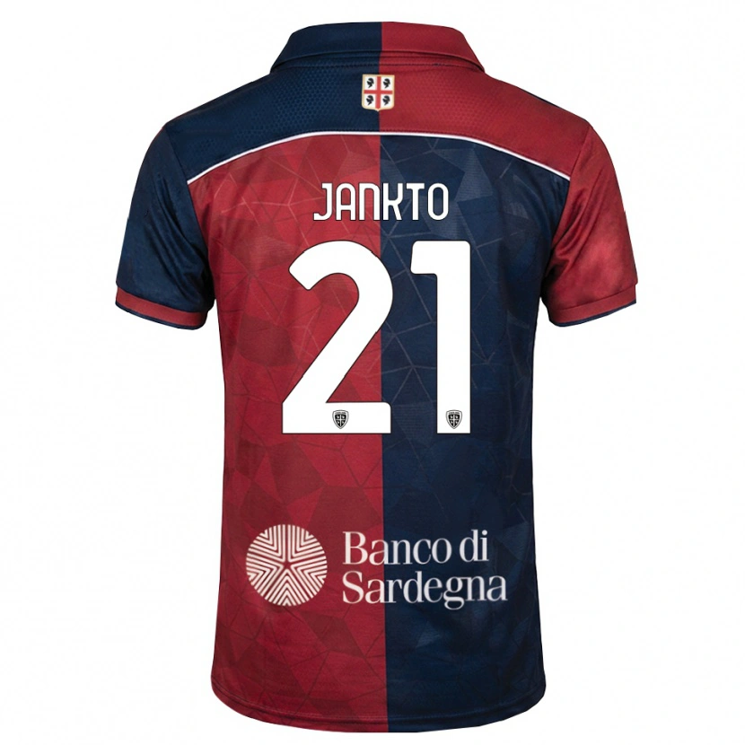 Danxen Niño Camiseta Jakub Jankto #21 Burdeos Azul Real 1ª Equipación 2026/27 La Camisa México