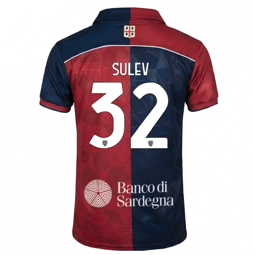Danxen Niño Camiseta Ivan Sulev #32 Burdeos Azul Real 1ª Equipación 2026/27 La Camisa México