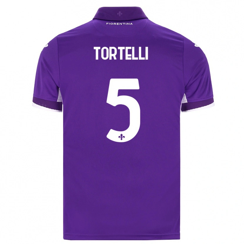 Danxen Niño Camiseta Alice Tortelli #5 Morado Blanco Rosa 1ª Equipación 2026/27 La Camisa México