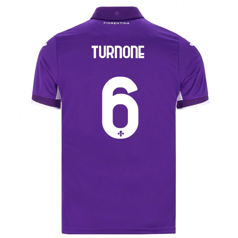Danxen Niño Camiseta Niccolò Turnone #6 Morado Blanco Rosa 1ª Equipación 2026/27 La Camisa México