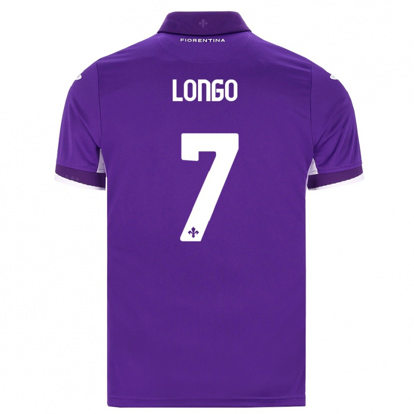 Danxen Niño Camiseta Miriam Longo #7 Morado Blanco Rosa 1ª Equipación 2026/27 La Camisa México