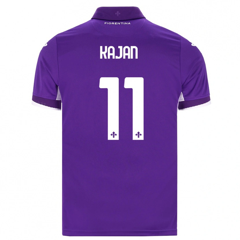 Danxen Niño Camiseta Zsanett Kaján #11 Morado Blanco Rosa 1ª Equipación 2026/27 La Camisa México