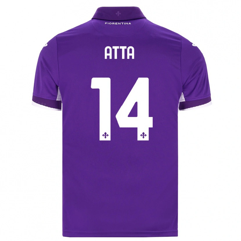 Danxen Niño Camiseta Arthur Atta #14 Morado Blanco Rosa 1ª Equipación 2026/27 La Camisa México