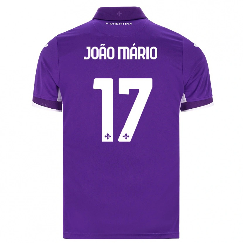 Danxen Niño Camiseta João Mário #17 Morado Blanco Rosa 1ª Equipación 2026/27 La Camisa México