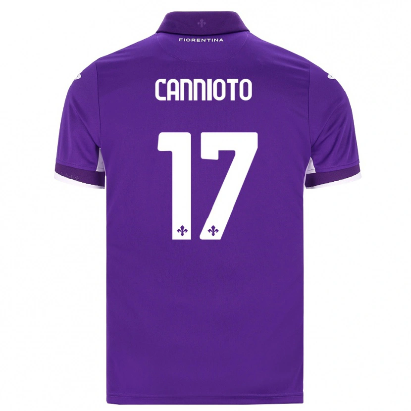 Danxen Niño Camiseta Andrea Cannioto #17 Morado Blanco Rosa 1ª Equipación 2026/27 La Camisa México