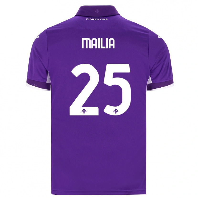 Danxen Niño Camiseta Siria Mailia #25 Morado Blanco Rosa 1ª Equipación 2026/27 La Camisa México