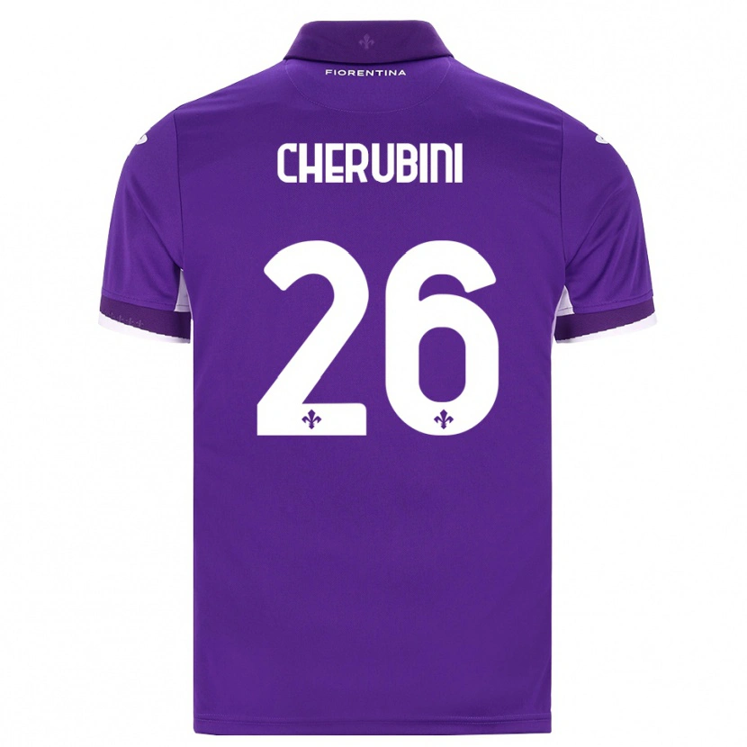 Danxen Niño Camiseta Maya Cherubini #26 Morado Blanco Rosa 1ª Equipación 2026/27 La Camisa México