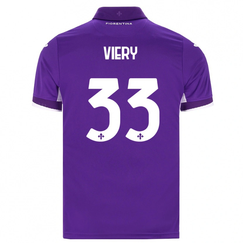 Danxen Niño Camiseta Viery Fernandes Santos Lopes #33 Morado Blanco Rosa 1ª Equipación 2026/27 La Camisa México