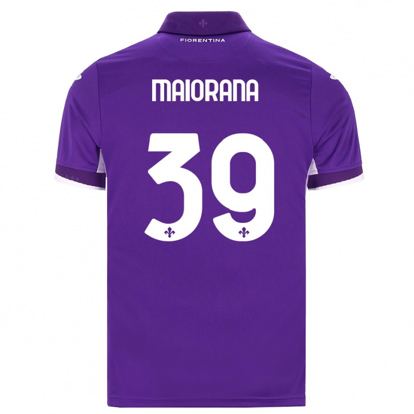 Danxen Niño Camiseta Stefano Maiorana #39 Morado Blanco Rosa 1ª Equipación 2026/27 La Camisa México