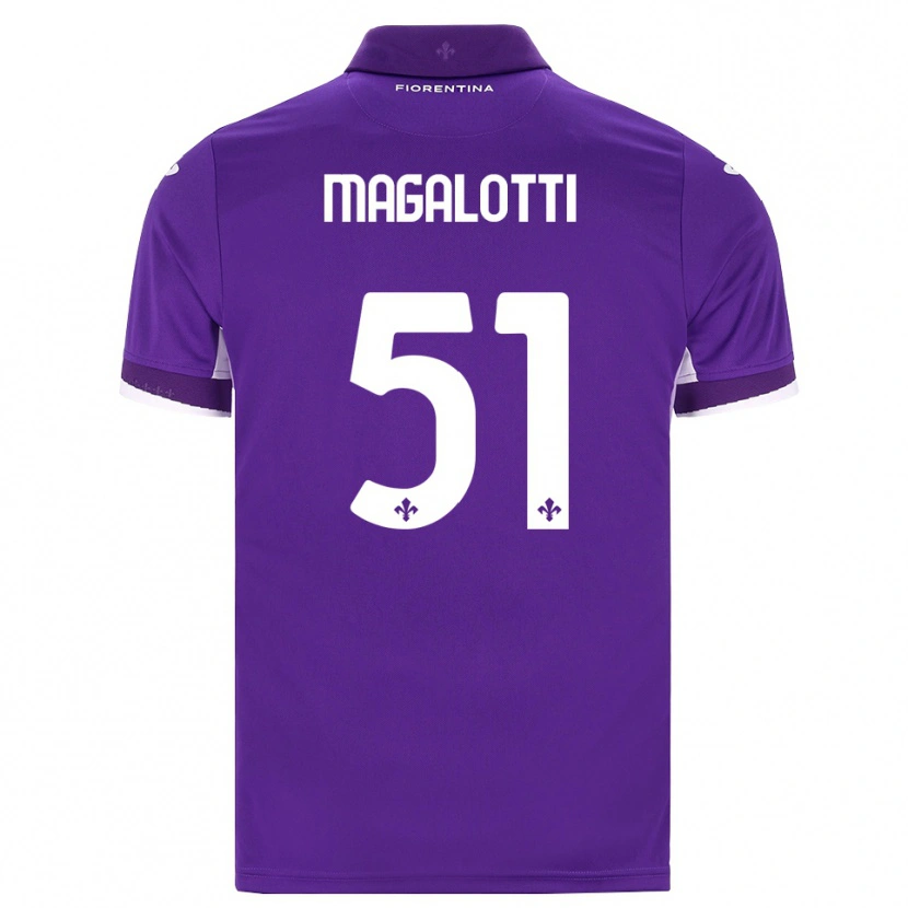 Danxen Niño Camiseta Mattia Magalotti #51 Morado Blanco Rosa 1ª Equipación 2026/27 La Camisa México