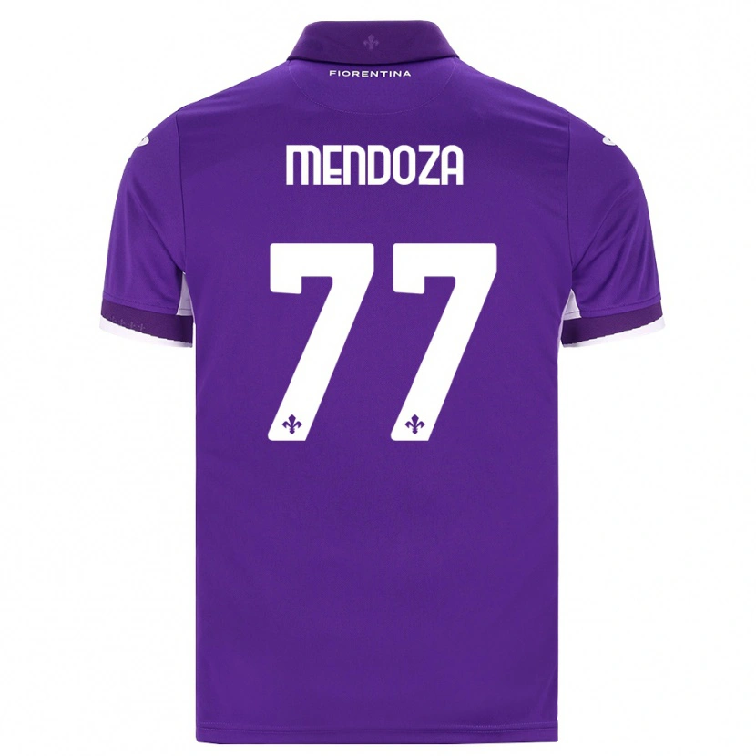 Danxen Niño Camiseta William Mendoza #77 Morado Blanco Rosa 1ª Equipación 2026/27 La Camisa México