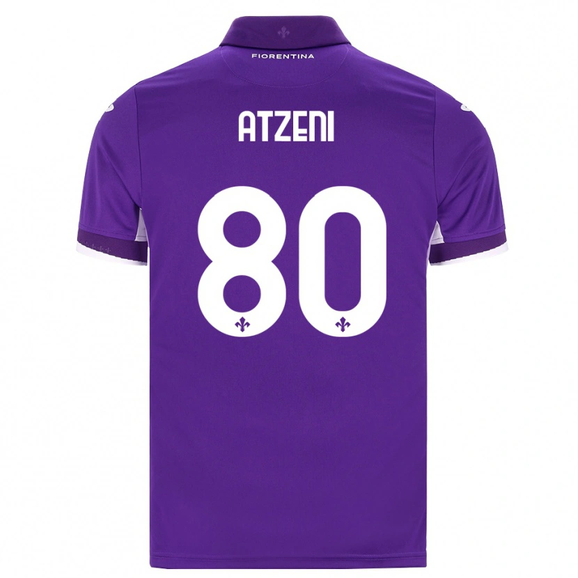Danxen Niño Camiseta Davide Atzeni #80 Morado Blanco Rosa 1ª Equipación 2026/27 La Camisa México