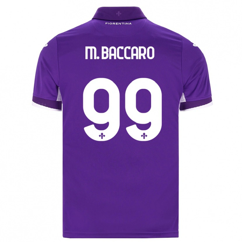 Danxen Niño Camiseta Giulia Maria Baccaro #99 Morado Blanco Rosa 1ª Equipación 2026/27 La Camisa México