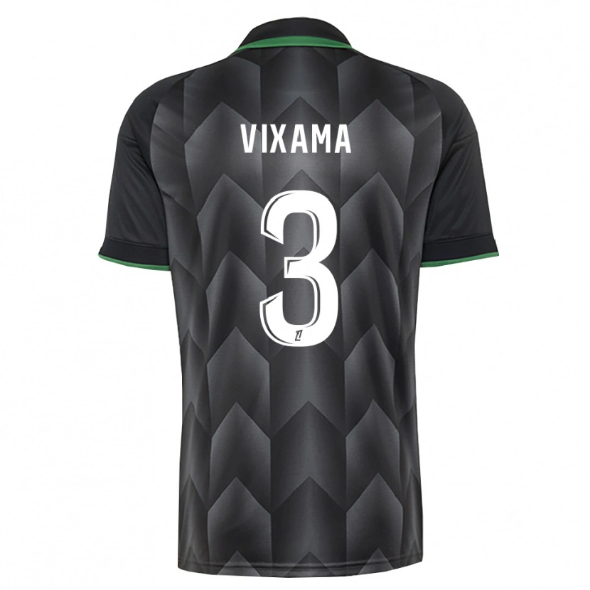 Danxen Niño Camiseta Davidson Vixama #3 Verde Blanco Negro 2ª Equipación 2026/27 La Camisa México