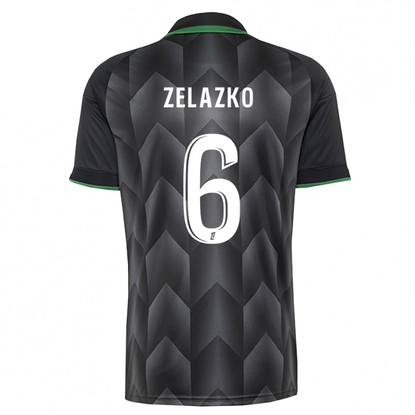 Danxen Niño Camiseta Robin Zelazko #6 Verde Blanco Negro 2ª Equipación 2026/27 La Camisa México