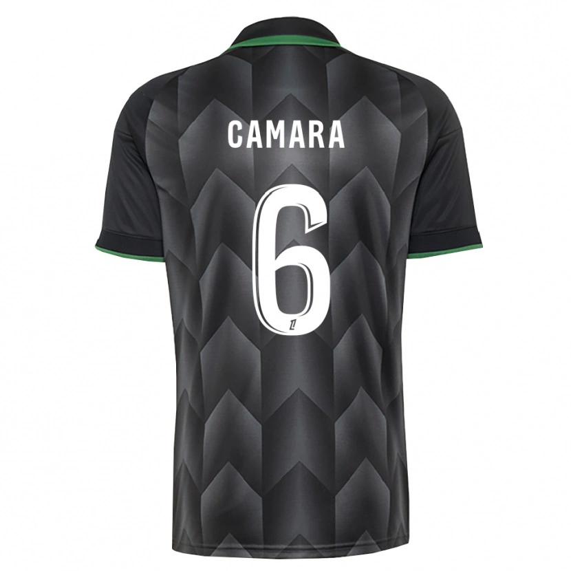 Danxen Niño Camiseta Mamadou Camara #6 Verde Blanco Negro 2ª Equipación 2026/27 La Camisa México