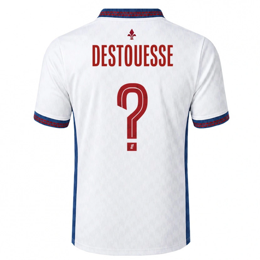Danxen Niño Camiseta Guilhem Destouesse #0 Rojo Blanco Azul 2ª Equipación 2026/27 La Camisa México