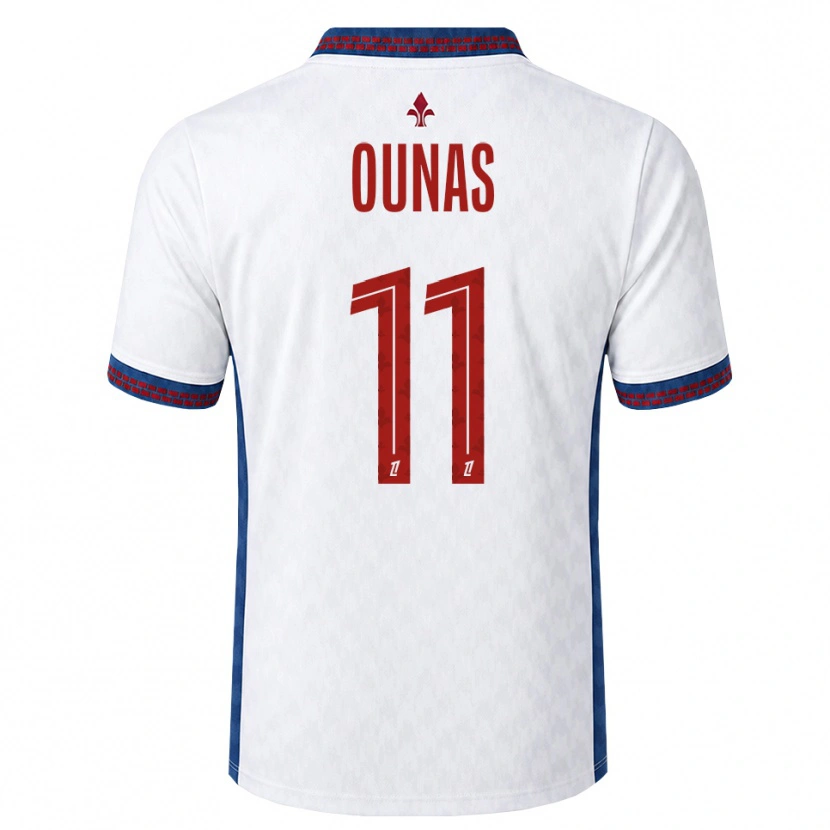 Danxen Niño Camiseta Adam Ounas #11 Rojo Blanco Azul 2ª Equipación 2026/27 La Camisa México
