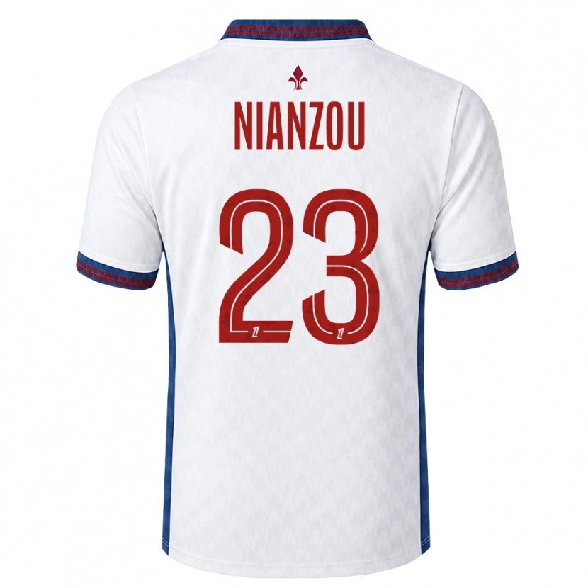 Danxen Niño Camiseta Tanguy Nianzou #23 Rojo Blanco Azul 2ª Equipación 2026/27 La Camisa México