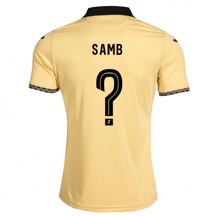 Danxen Niño Camiseta Maguette Samb #0 Blanco Navajo Negro 2ª Equipación 2026/27 La Camisa México