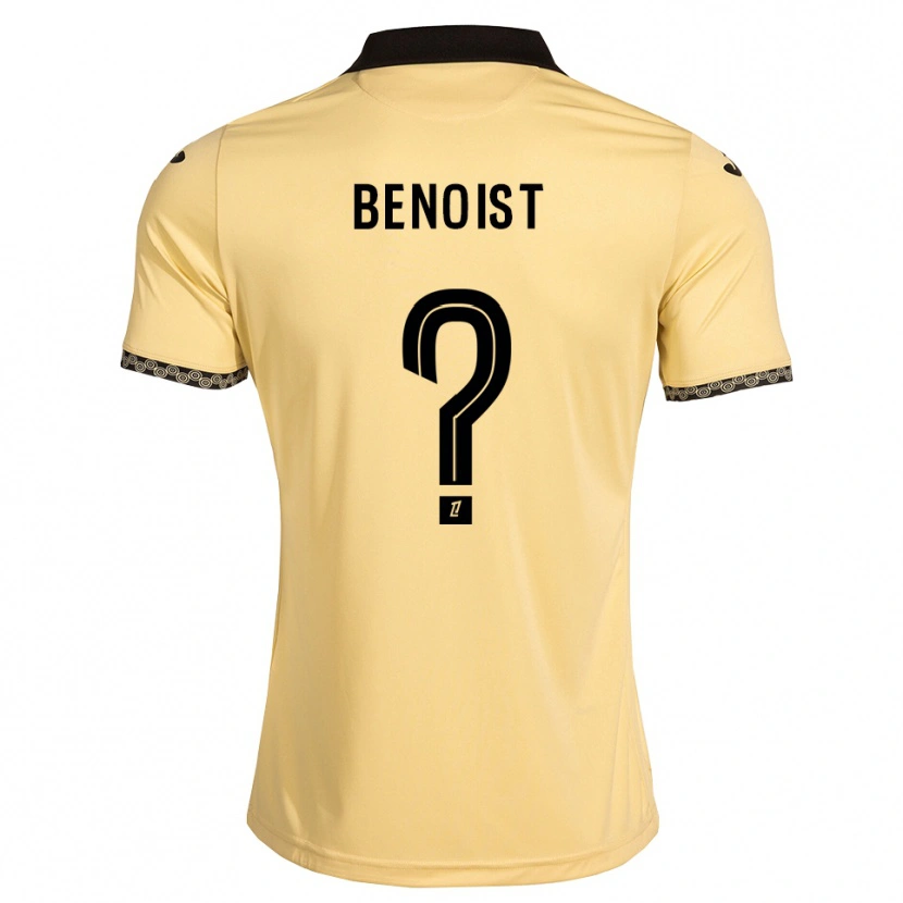 Danxen Niño Camiseta Baptiste Benoist #0 Blanco Navajo Negro 2ª Equipación 2026/27 La Camisa México