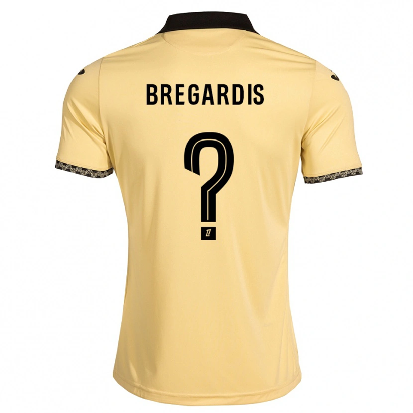 Danxen Niño Camiseta Tom Bregardis #0 Blanco Navajo Negro 2ª Equipación 2026/27 La Camisa México