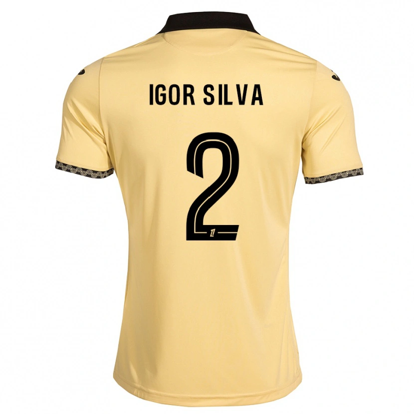 Danxen Niño Camiseta Igor Silva #2 Blanco Navajo Negro 2ª Equipación 2026/27 La Camisa México