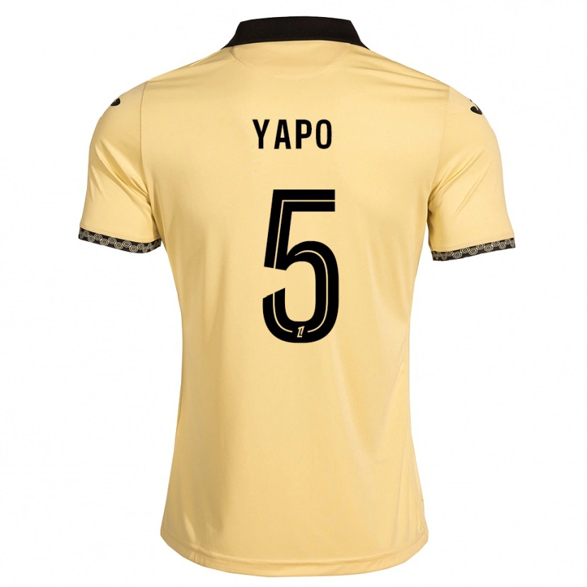 Danxen Niño Camiseta Ezekiel Yapo #5 Blanco Navajo Negro 2ª Equipación 2026/27 La Camisa México