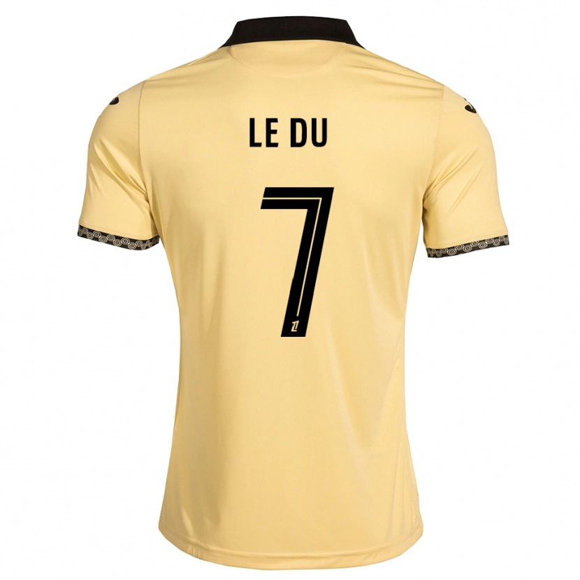 Danxen Niño Camiseta Océane Le Du #7 Blanco Navajo Negro 2ª Equipación 2026/27 La Camisa México