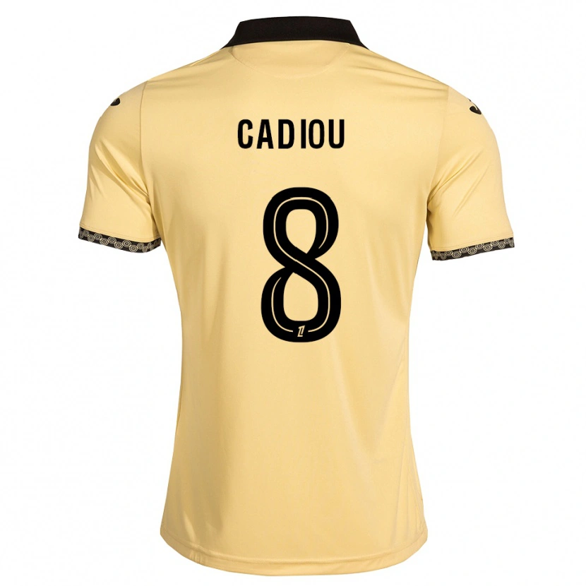 Danxen Niño Camiseta Noah Cadiou #8 Blanco Navajo Negro 2ª Equipación 2026/27 La Camisa México
