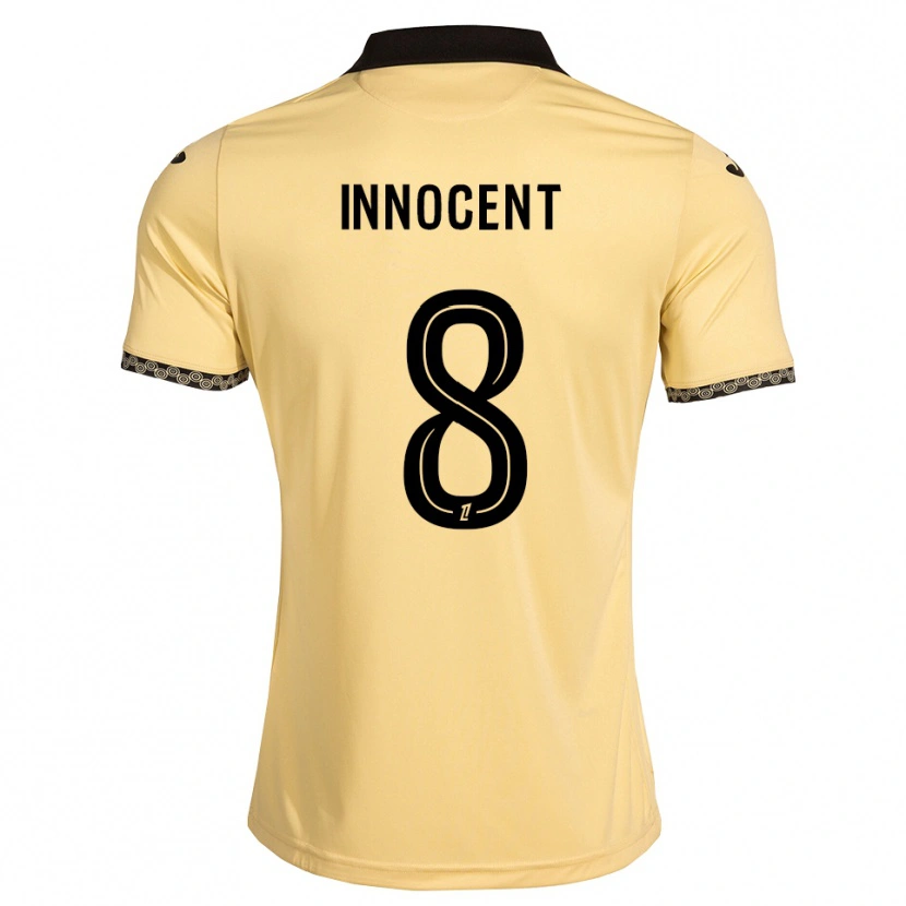 Danxen Niño Camiseta Bonke Innocent #8 Blanco Navajo Negro 2ª Equipación 2026/27 La Camisa México