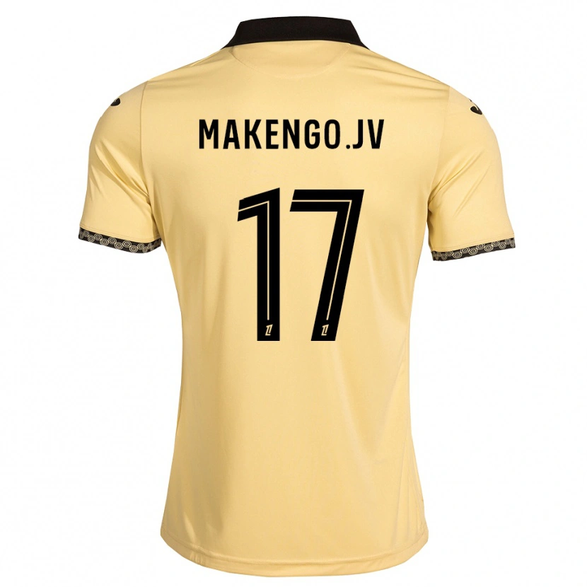 Danxen Niño Camiseta Jean-Victor Makengo #17 Blanco Navajo Negro 2ª Equipación 2026/27 La Camisa México
