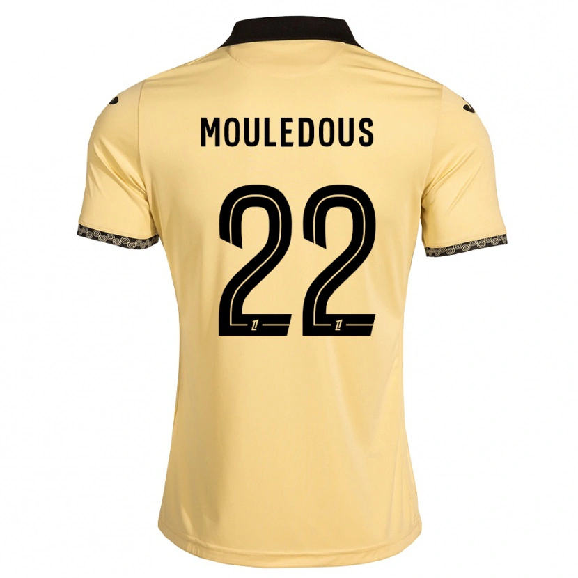 Danxen Niño Camiseta Antton Mouledous #22 Blanco Navajo Negro 2ª Equipación 2026/27 La Camisa México
