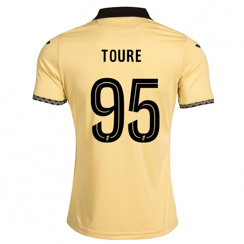 Danxen Niño Camiseta Isaak Touré #95 Blanco Navajo Negro 2ª Equipación 2026/27 La Camisa México