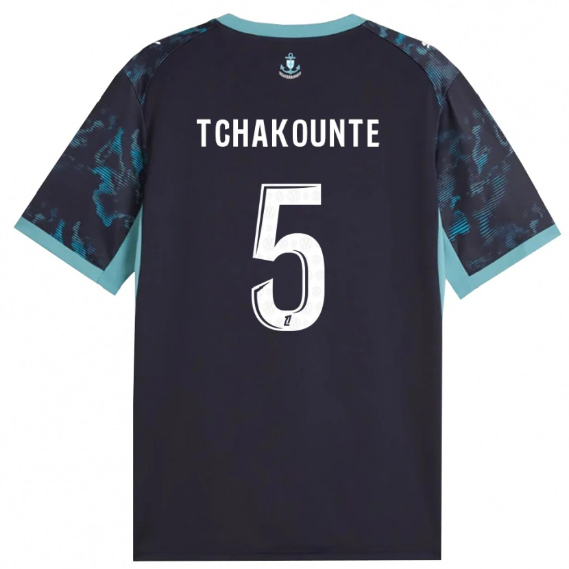 Danxen Niño Camiseta Annaëlle Tchakounté #5 Turquesa Pálido Blanco Negro 2ª Equipación 2026/27 La Camisa México