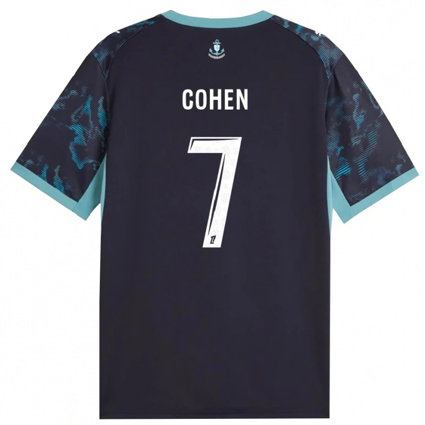 Danxen Niño Camiseta Dan Cohen #7 Turquesa Pálido Blanco Negro 2ª Equipación 2026/27 La Camisa México