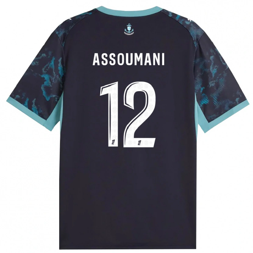 Danxen Niño Camiseta Saïfi Assoumani #12 Turquesa Pálido Blanco Negro 2ª Equipación 2026/27 La Camisa México