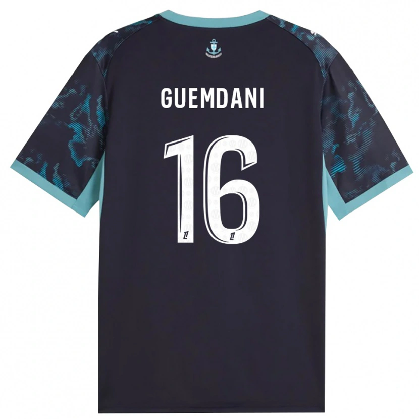 Danxen Niño Camiseta Ivan Guemdani #16 Turquesa Pálido Blanco Negro 2ª Equipación 2026/27 La Camisa México
