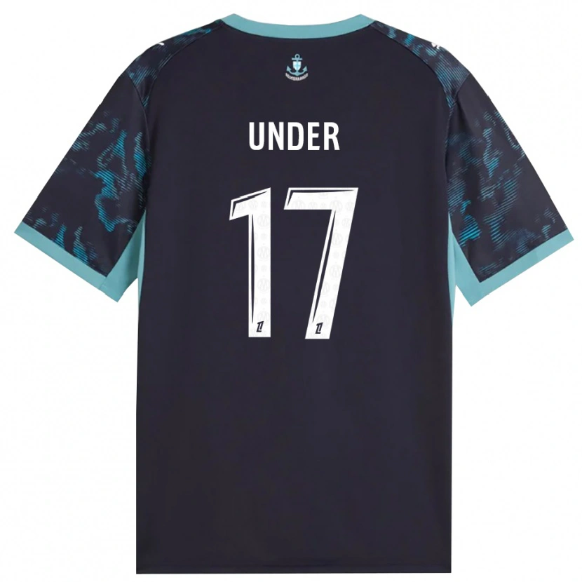 Danxen Niño Camiseta Cengiz Under #17 Turquesa Pálido Blanco Negro 2ª Equipación 2026/27 La Camisa México