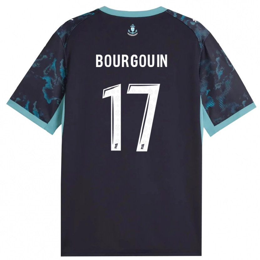 Danxen Niño Camiseta Laura Bourgouin #17 Turquesa Pálido Blanco Negro 2ª Equipación 2026/27 La Camisa México