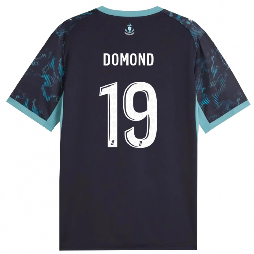 Danxen Niño Camiseta Chelsea Domond #19 Turquesa Pálido Blanco Negro 2ª Equipación 2026/27 La Camisa México