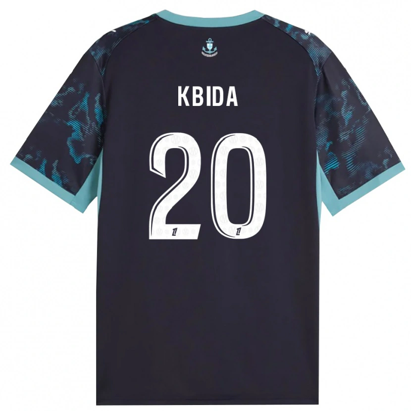 Danxen Niño Camiseta Inès Kbida #20 Turquesa Pálido Blanco Negro 2ª Equipación 2026/27 La Camisa México