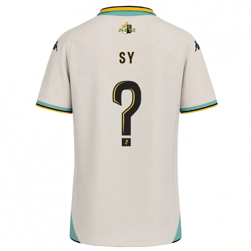 Danxen Niño Camiseta Alassane Sy #0 Blanco Floral Negro 2ª Equipación 2026/27 La Camisa México